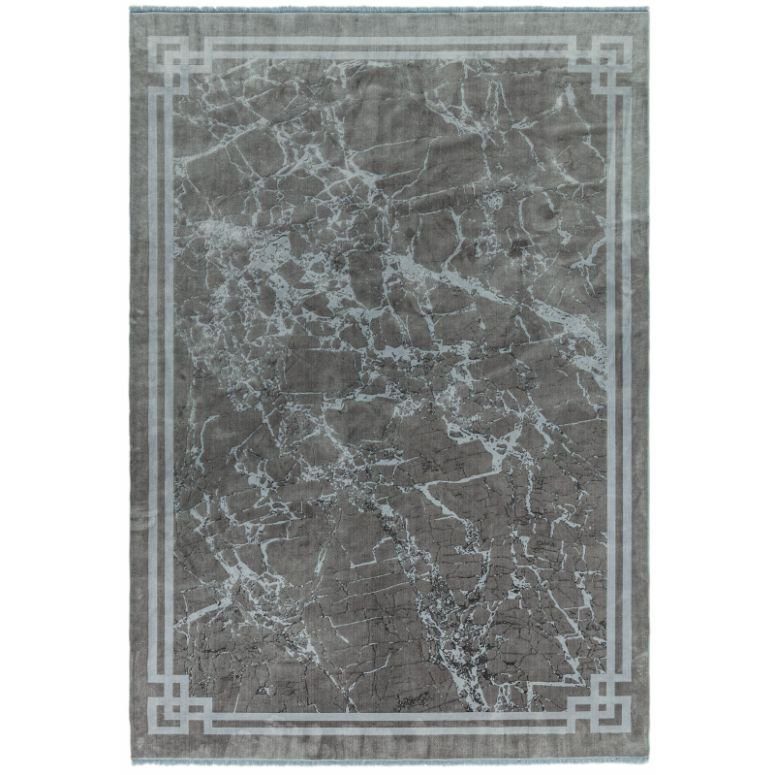 Zehraya Ze04 Silver Border Rug