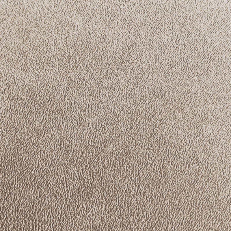 46cm Taupe Velvet Rizzo Stool with Matte Silver Legs