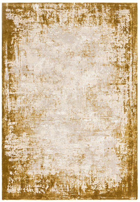 Kuza Border Gold Rug
