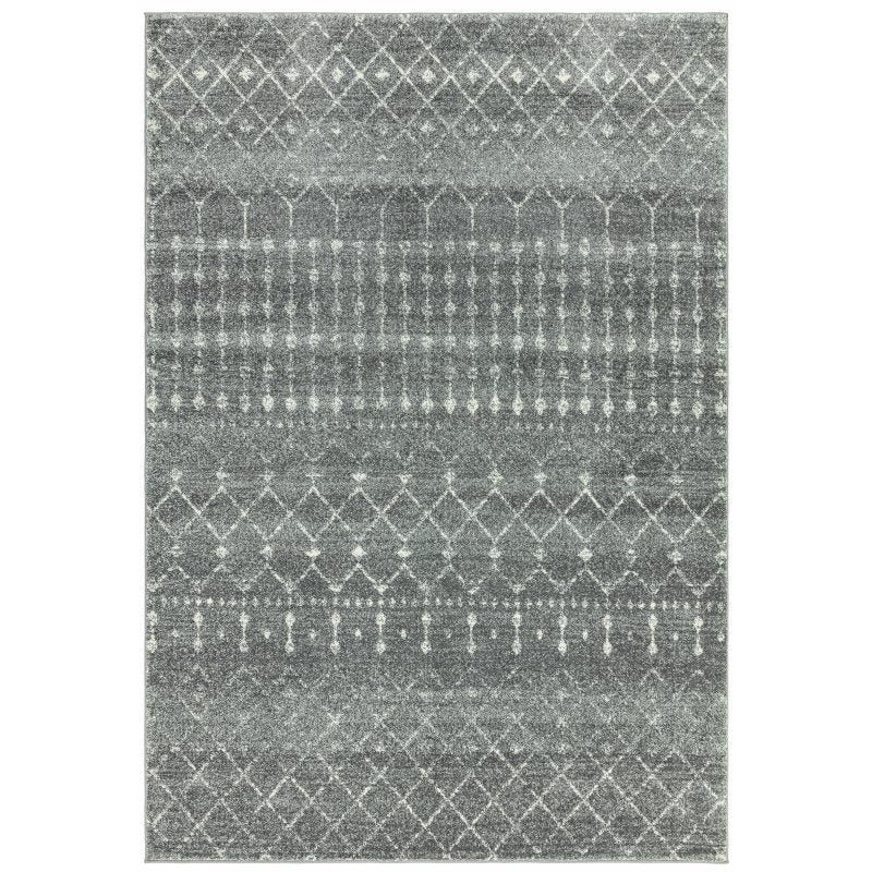 Nova Dark Grey Nv34 Rug