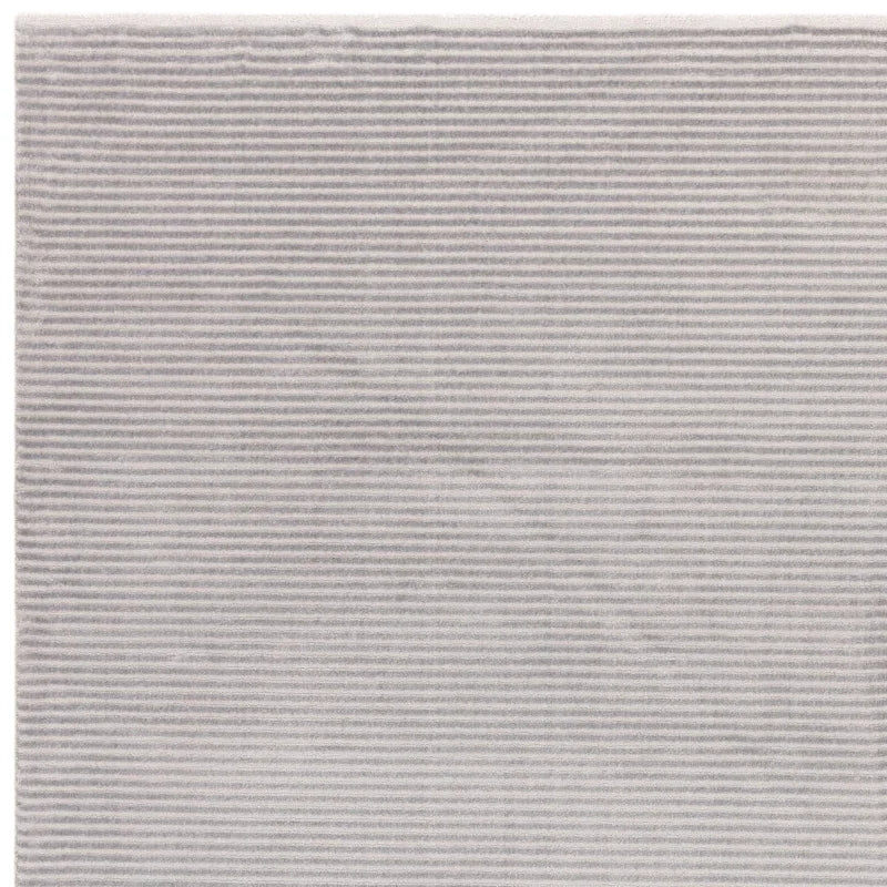 Kuza Plain Stripe Silver Rug - Image 3