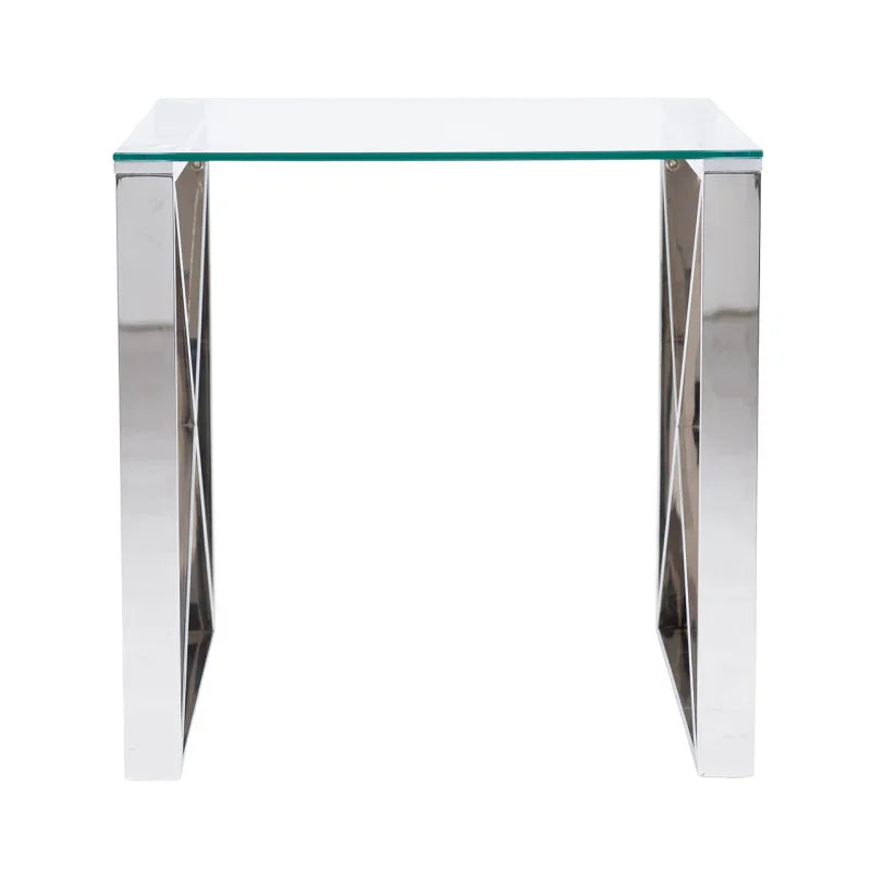 Zenith Stainless Steel End Table