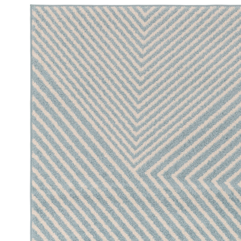 Muse Blue Cross Rug MU19 Rug - Image 2