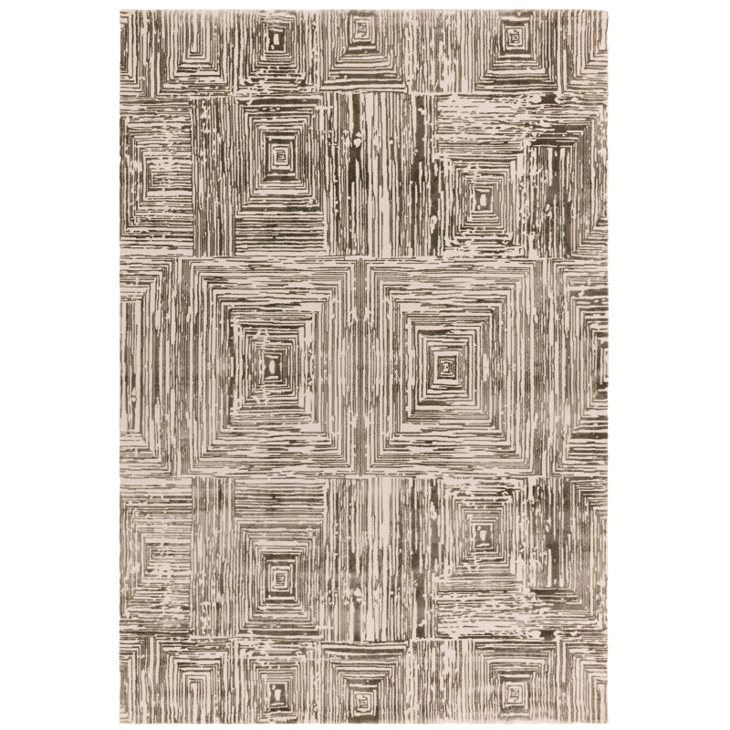 Kuza Portrait Khaki Rug - Image 1