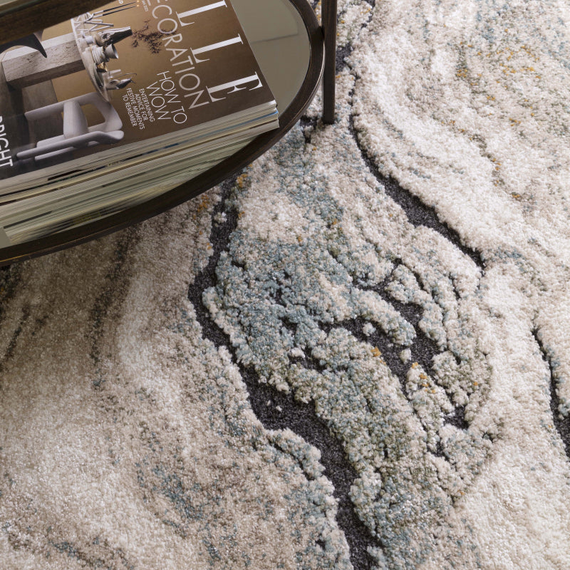 Mirage Wave Blue Rug - Image 6