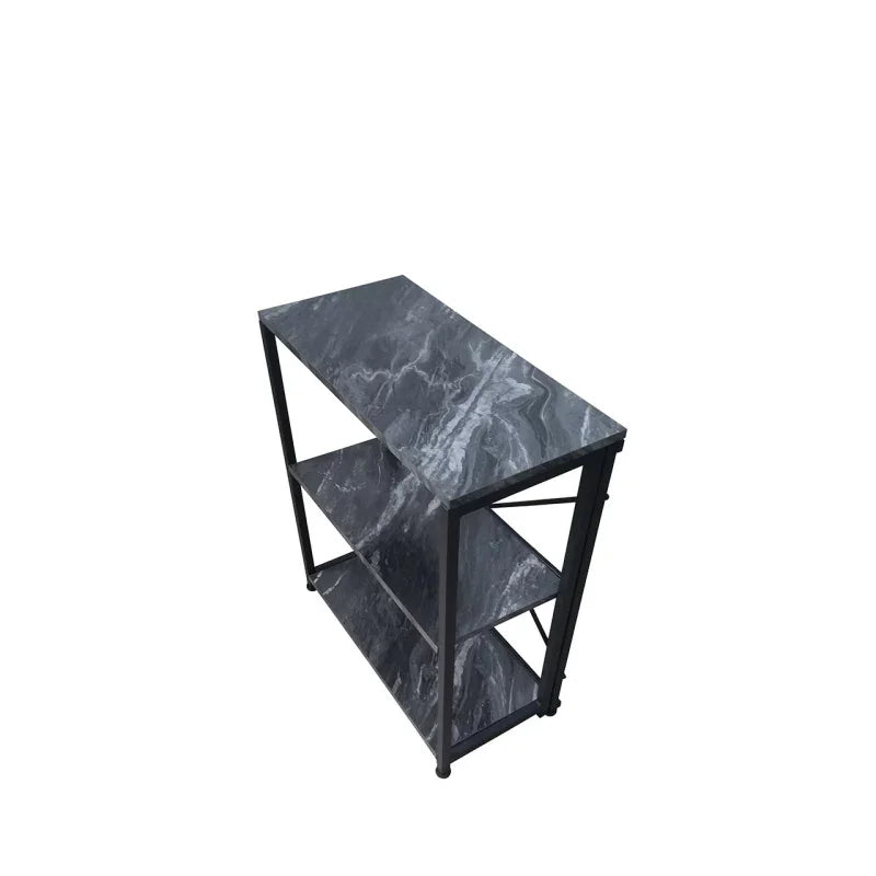 Alora 72cm 3-Tier Black Display Unit