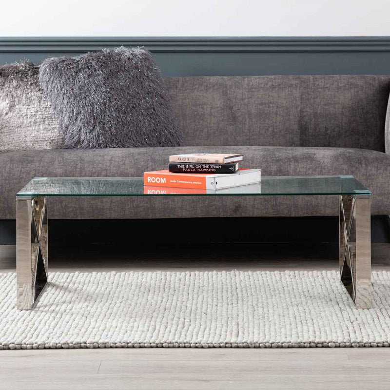Zenith Stainless Steel Coffee Table