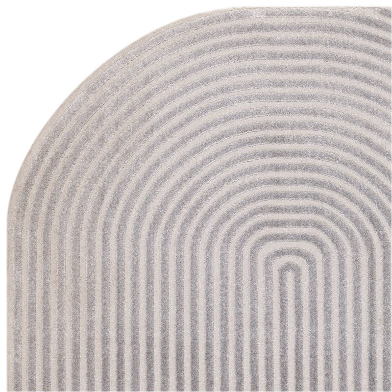 Kuza Shape Silver / Grey Rug - Image 2