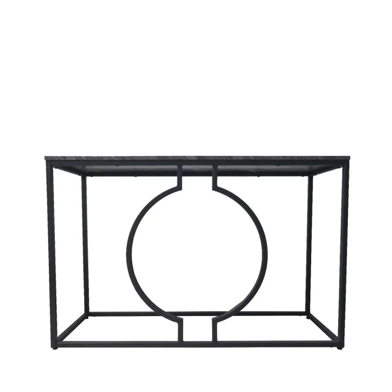Alora Black Metal Console Table - KD
