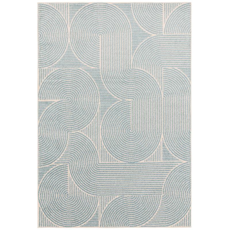 Muse Blue Swirl Rug MU02 Rug - Image 1