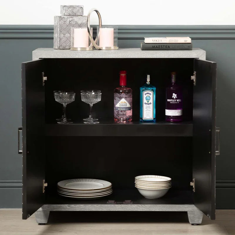 Venus 2-Door Cabinet Grey Elm