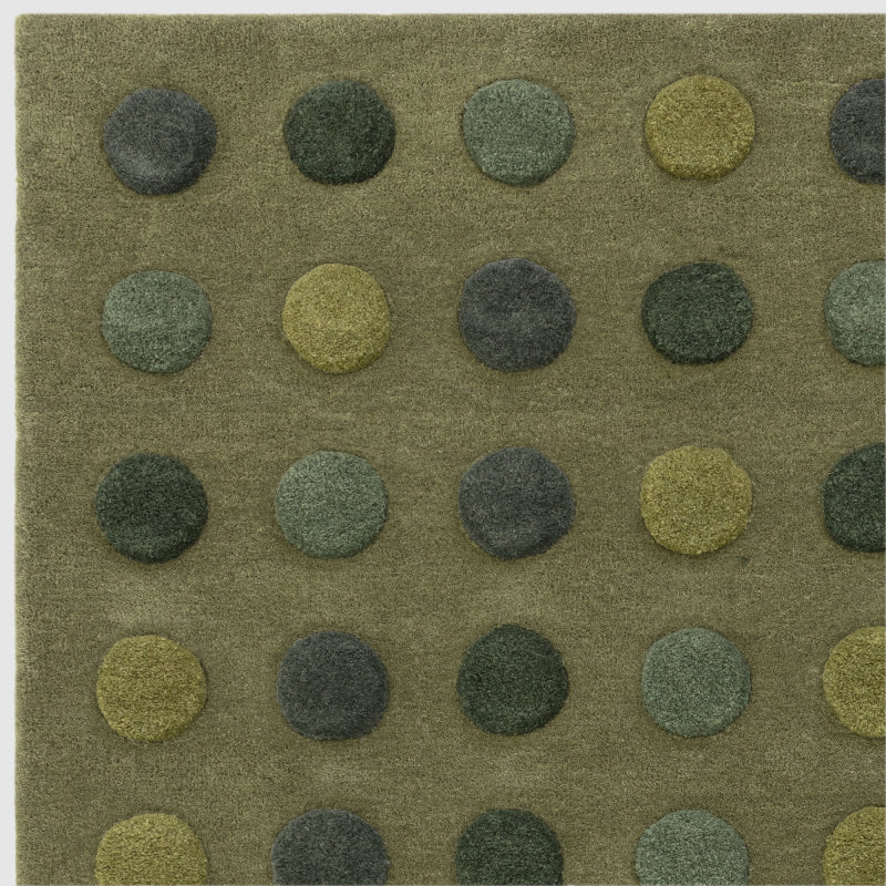 Dotty Rug Green Green Rug - Image 2