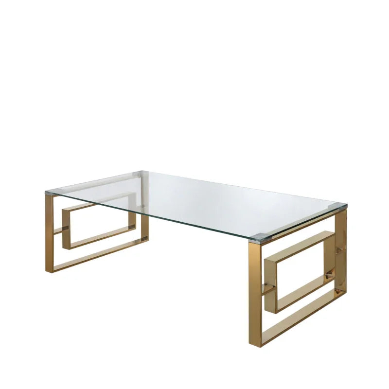 Apex Gold Metal Coffee Table
