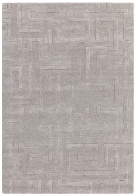 Maze Silver Rug