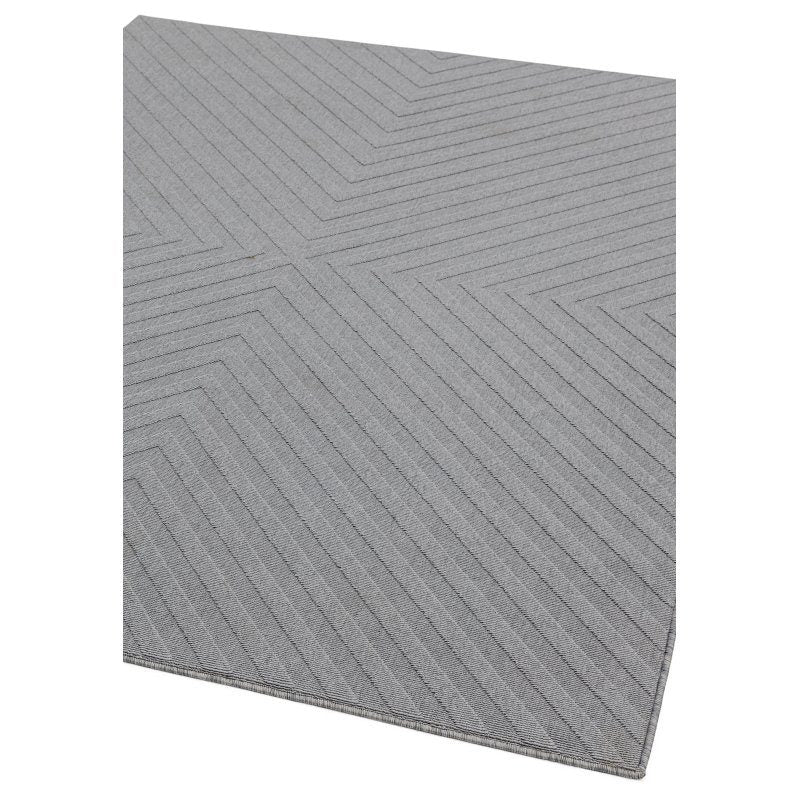 Antibes AN07 Light Grey Arrow Rug 120x170cm