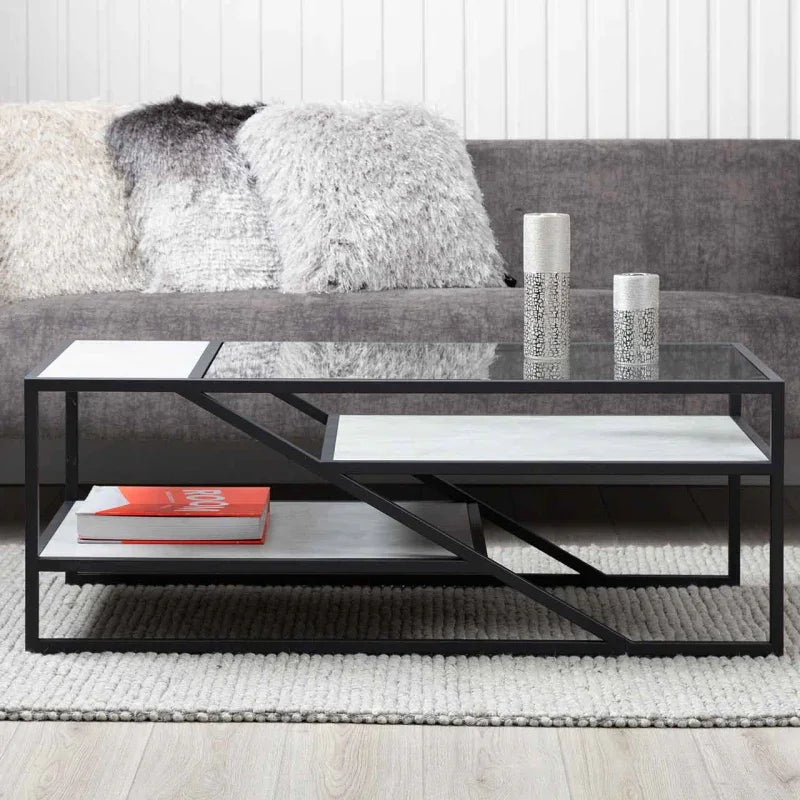 Ibarra Black and Grey Coffee Table - KD