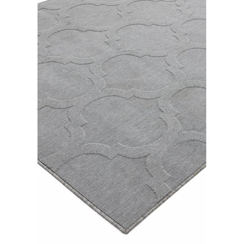 Antibes An01 Grey Trellis Rug