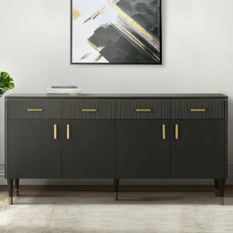 Elton 4 Drawer 4 Door Sideboard Espresso