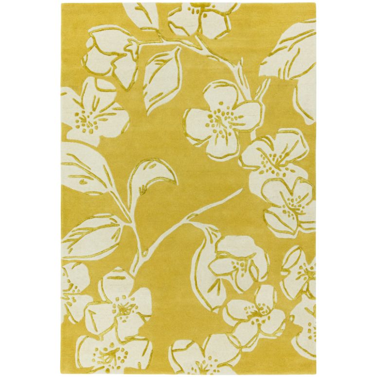 Matrix 15 Devore Yellow Rug - Image 1