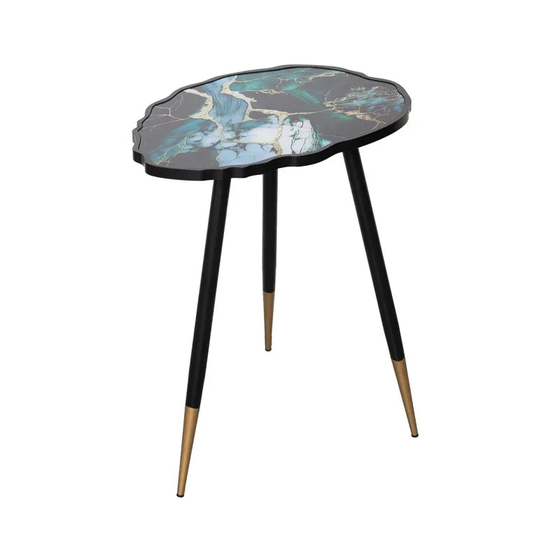 62.5cm Teal Green End Table