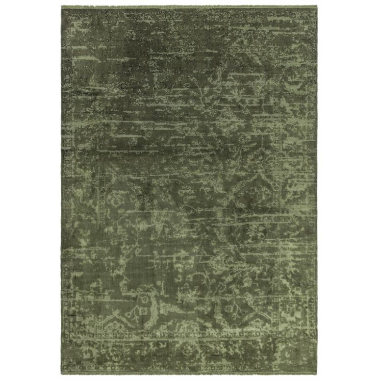 Zehraya ZE06 Green Abstract Rug - Image 1