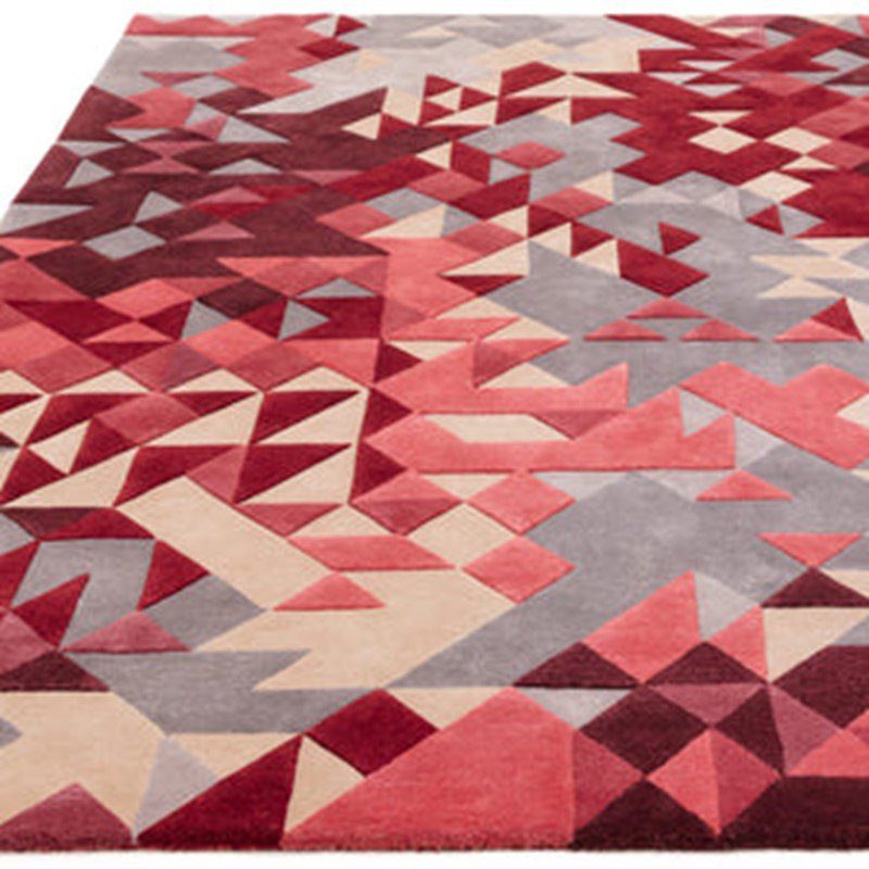 Enigma Red Multi Rug