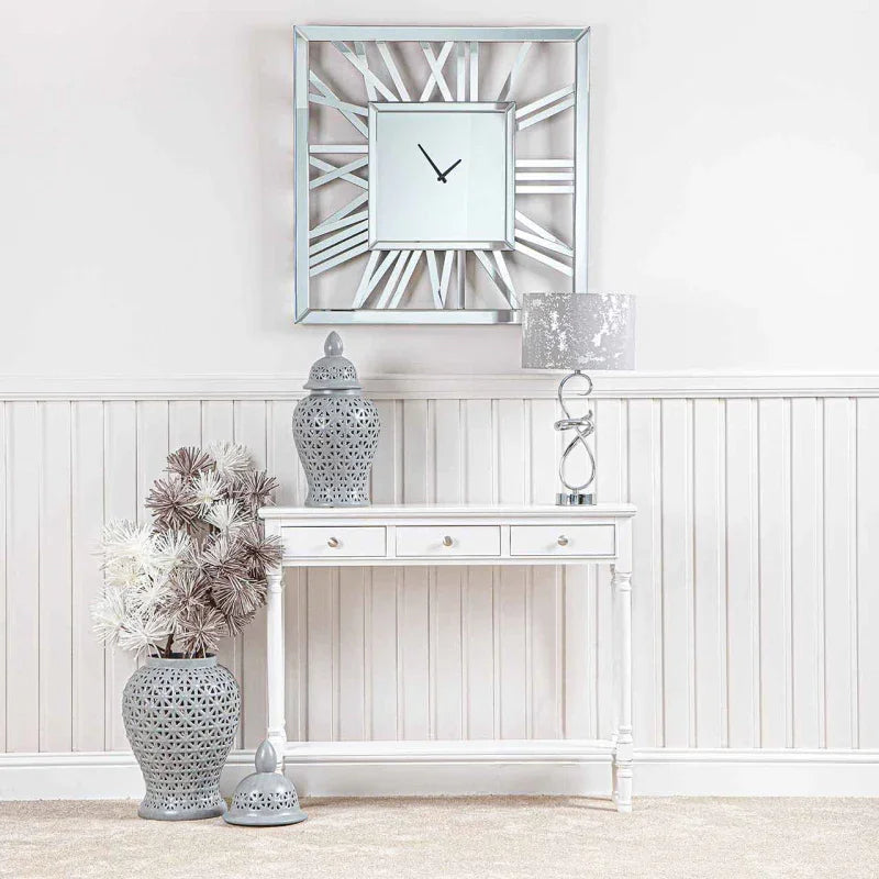 Delta White Medium Console Table