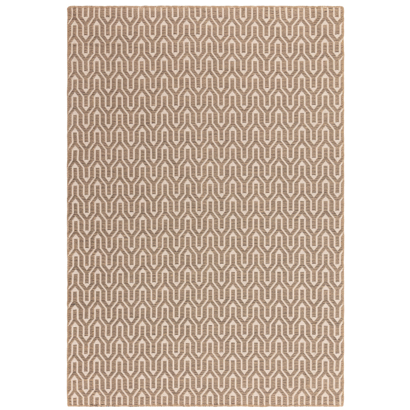 Global Cream Lattice Rug - Image 1
