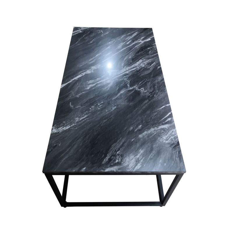 Alora Black Metal Coffee Table - KD
