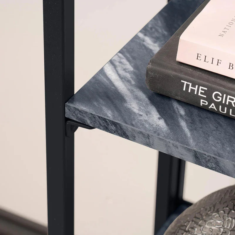 Alora 105cm 4-Tier Black Display Unit