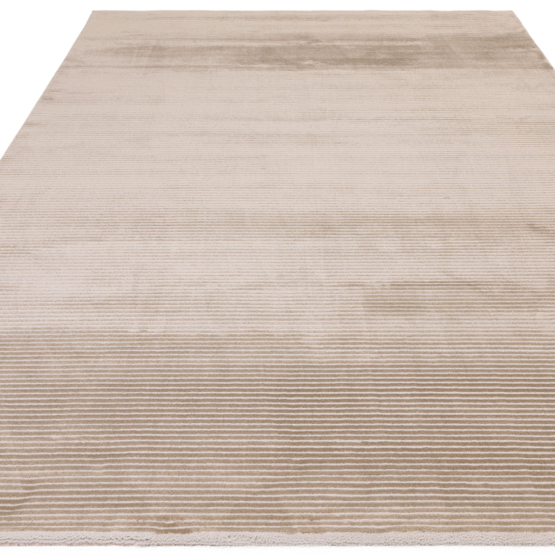 Kuza Plain Stripe Beige Rug - Image 6