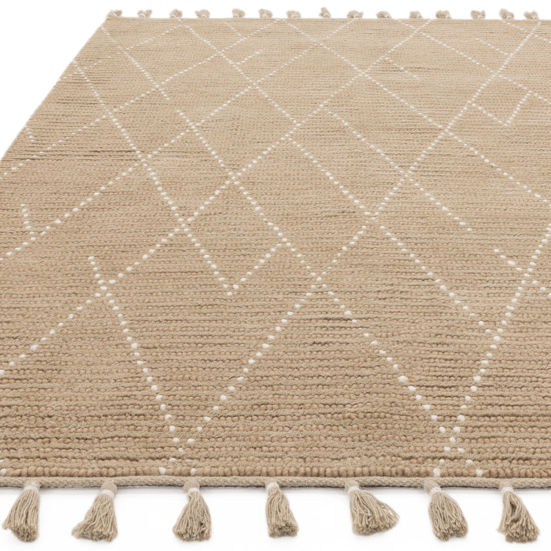Nepal Sand/Cream Linear Rug Rug - Image 6
