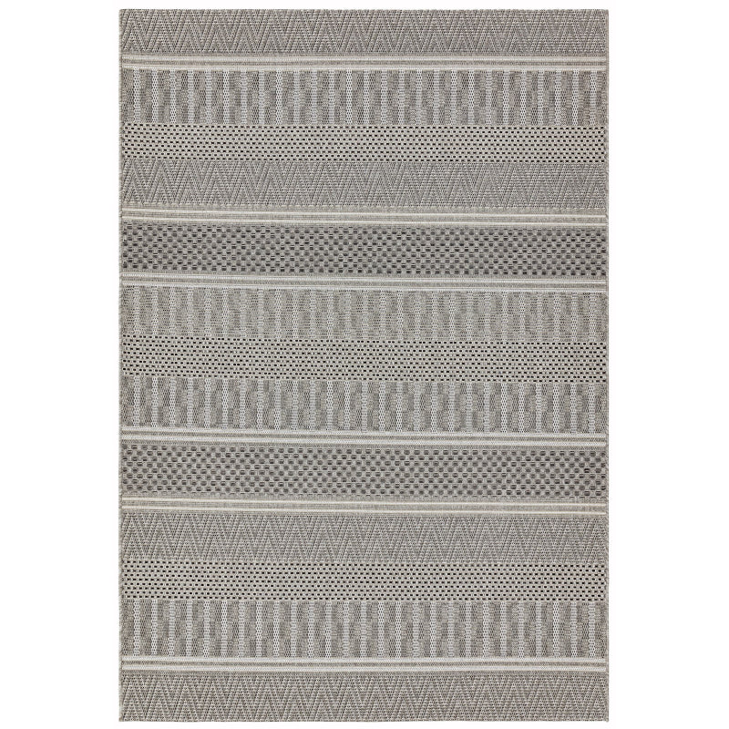 Varanda VA04 Natural Stripe Rug - Image 1