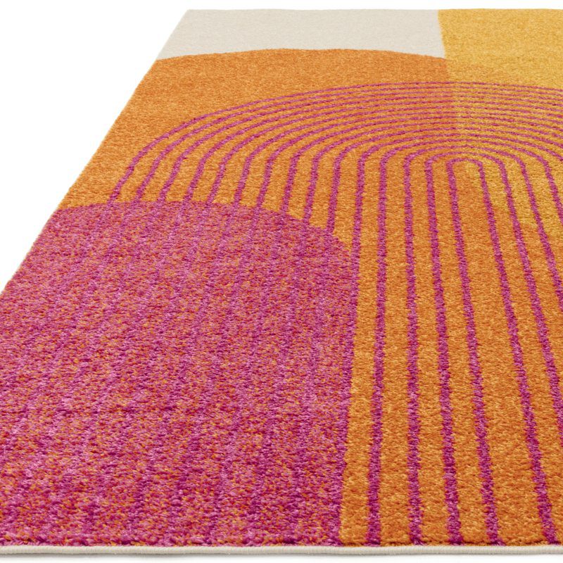 Muse Orange Retro Mu13 Rug