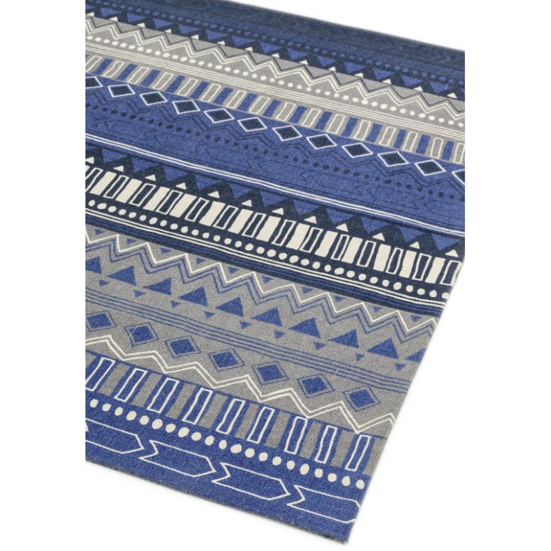 Onix 17 Tribal Mix Blue Rug - Image 2