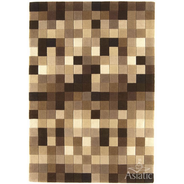 Funk 06 Natural Boxes Rug - Image 1