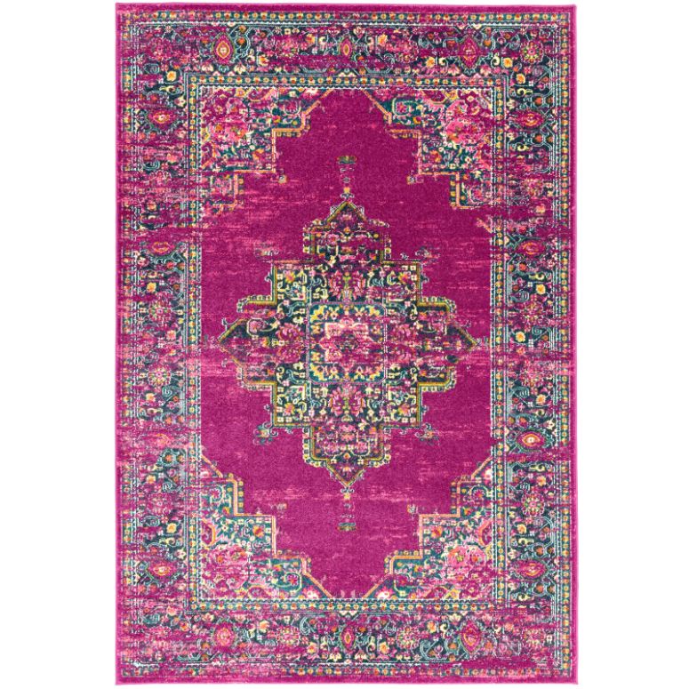 Colt CL04 Medallion Fuchsia Rug - Image 1