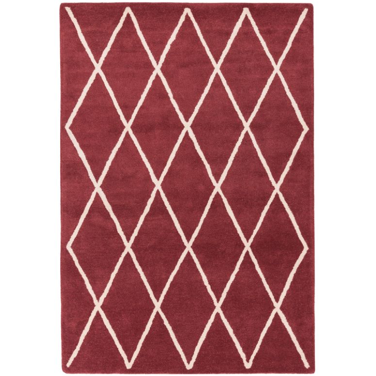 Albany Diamond Berry Rug - Image 1