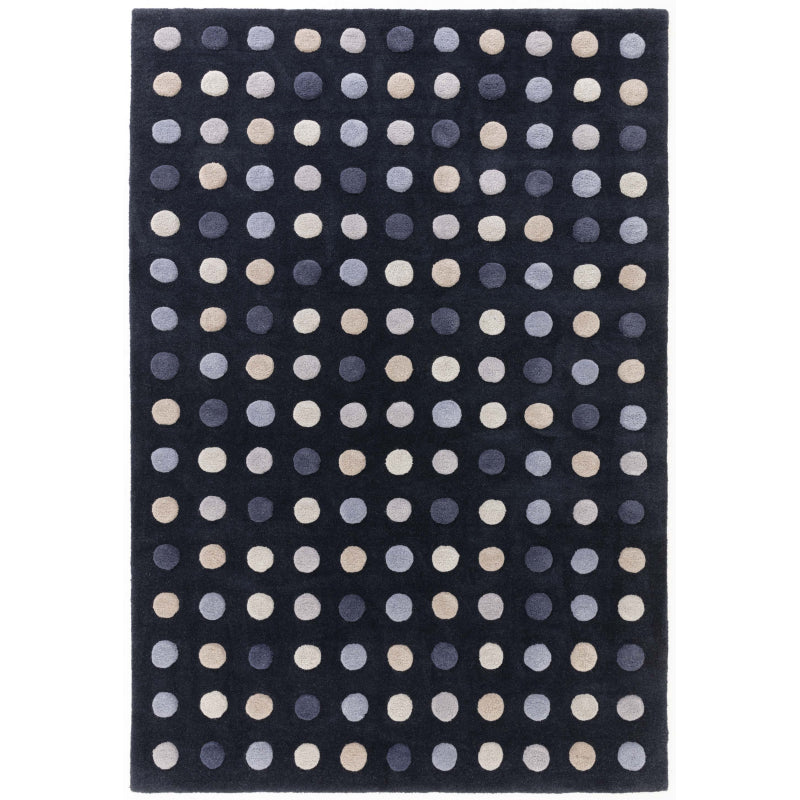 Dotty Navy Rug - Image 1