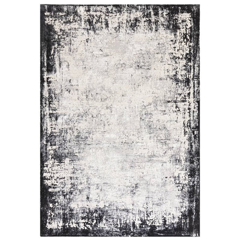 Kuza Border Grey Rug - Image 1