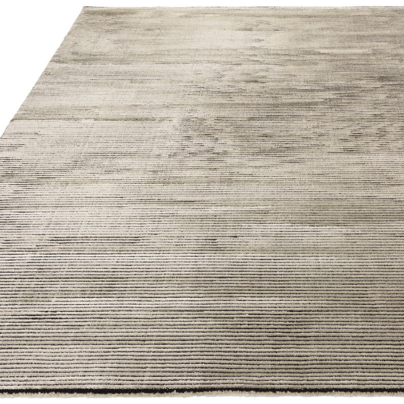 Kuza Plain Stripe Khaki Rug - Image 6