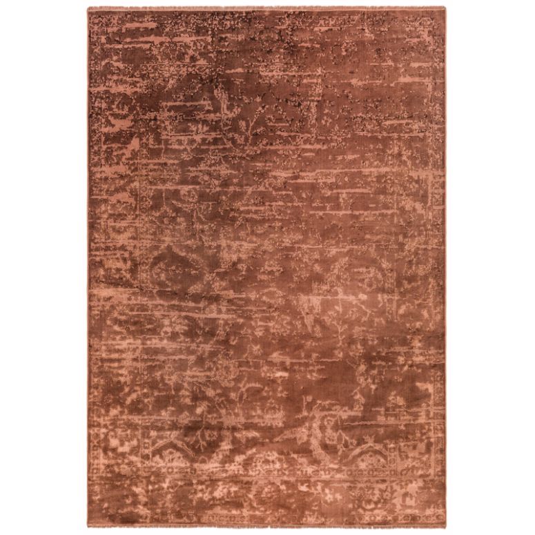 Zehraya ZE05 Rust Abstract Rug - Image 1