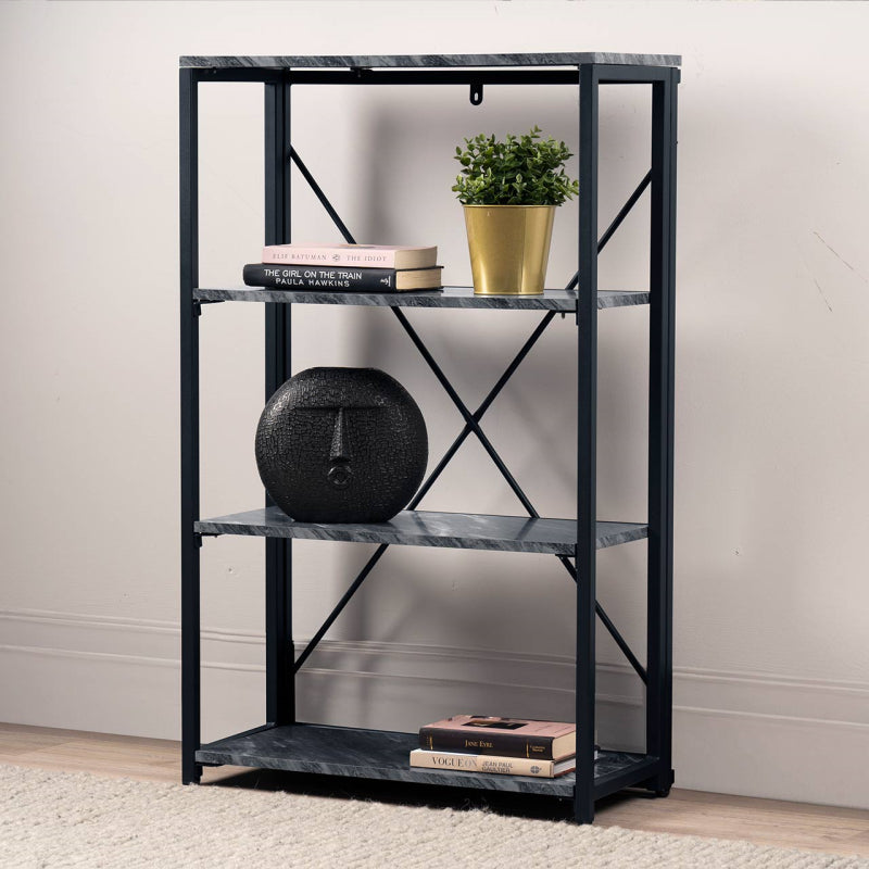 Alora 105cm 4-Tier Black Display Unit