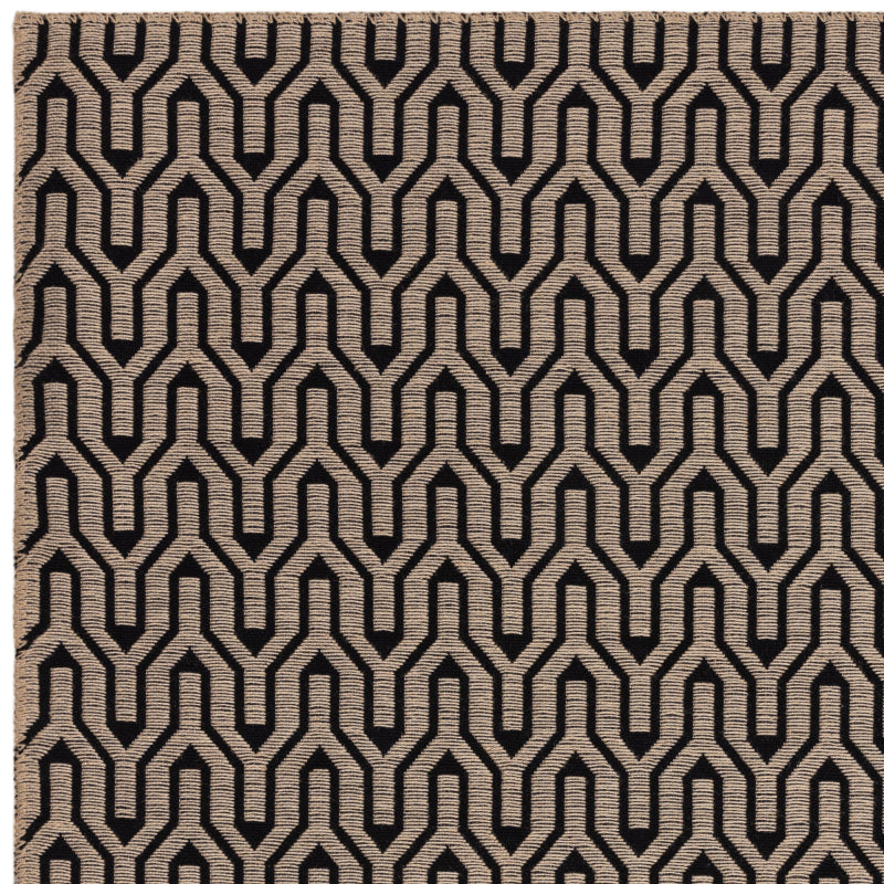 Global Black Lattice Rug - Image 3