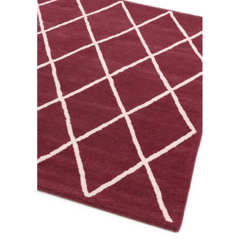 Albany Diamond Berry Rug - Image 2