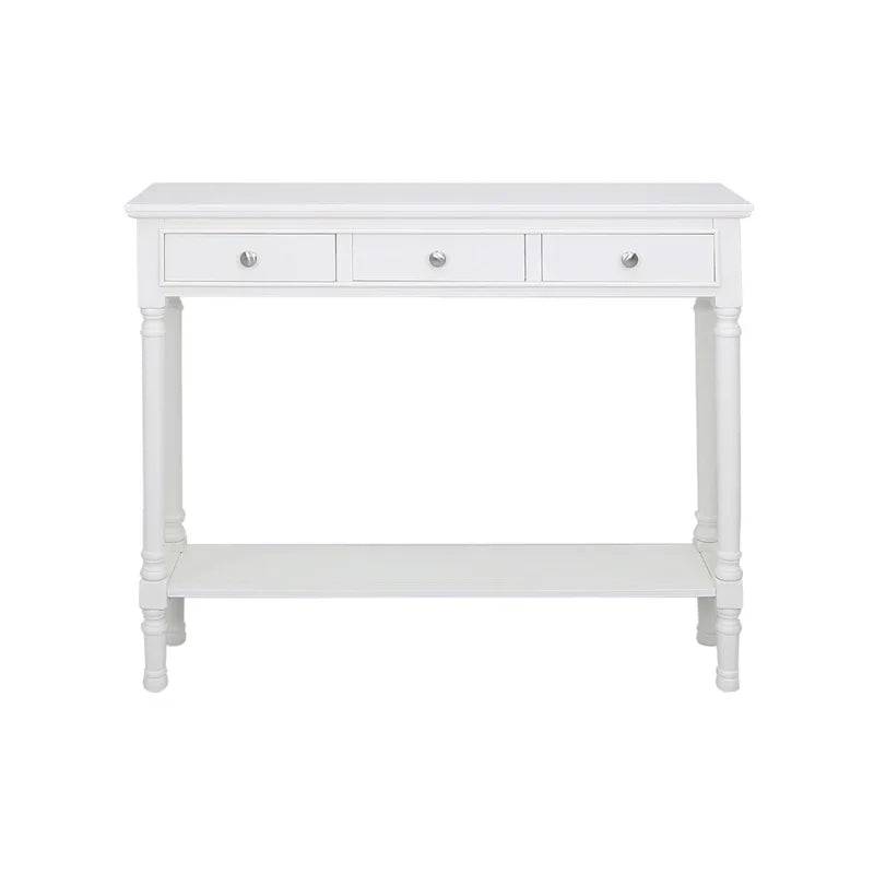 Delta White Medium Console Table