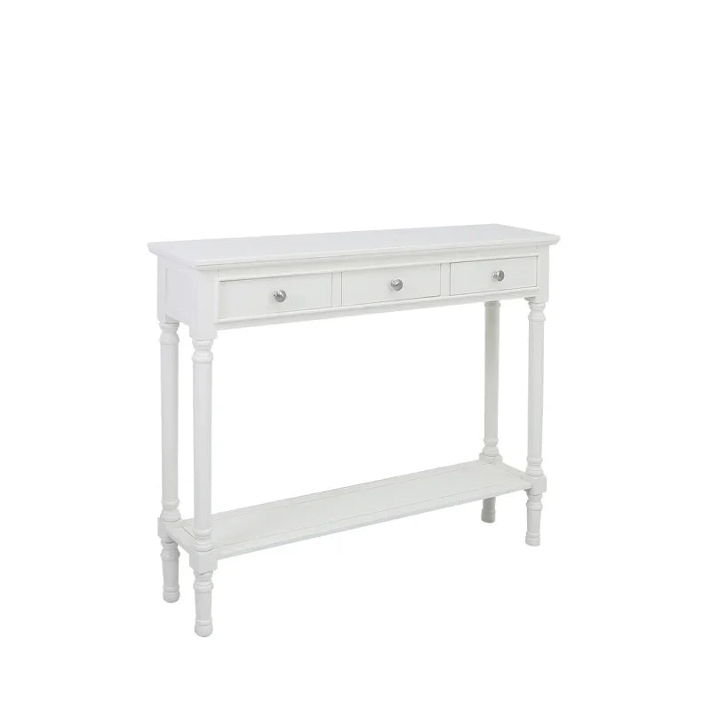Delta White Medium Console Table