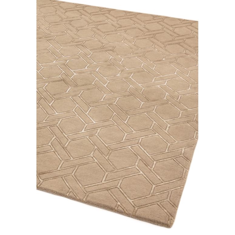Nexus Fine Lines Sand/Sand Rug - Image 2