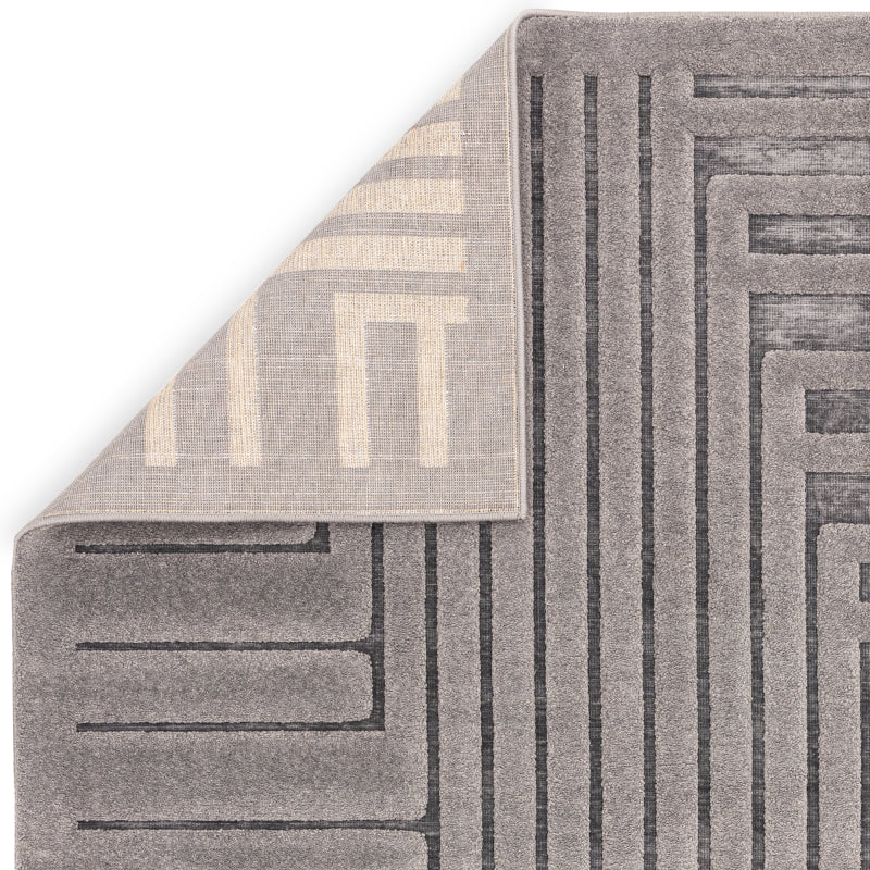 Valley Charcoal Connection Rug - Image 3