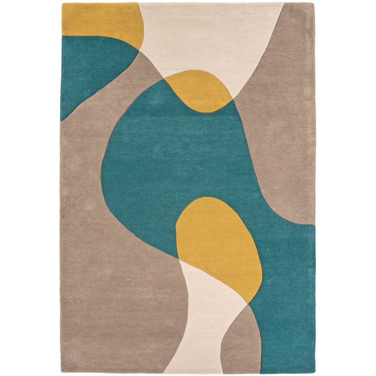 Matrix 54 Arc Taupe Rug - Image 1